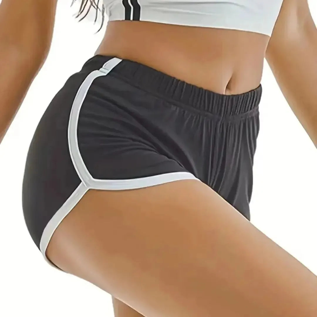 Sports Shorts Women Casual Loose Straight Pants Wearing High-Waisted Thin Anti-Walking Three-Point Yoga Hot Pants
