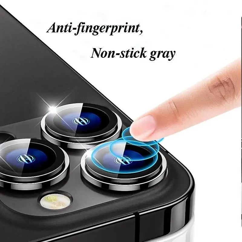 Camera Lens Protector for IPhone 15 14 Pro Max Metal Ring Protective Glass for IPhone 11 12 13 Pro Max Mini Camera Lens Glass