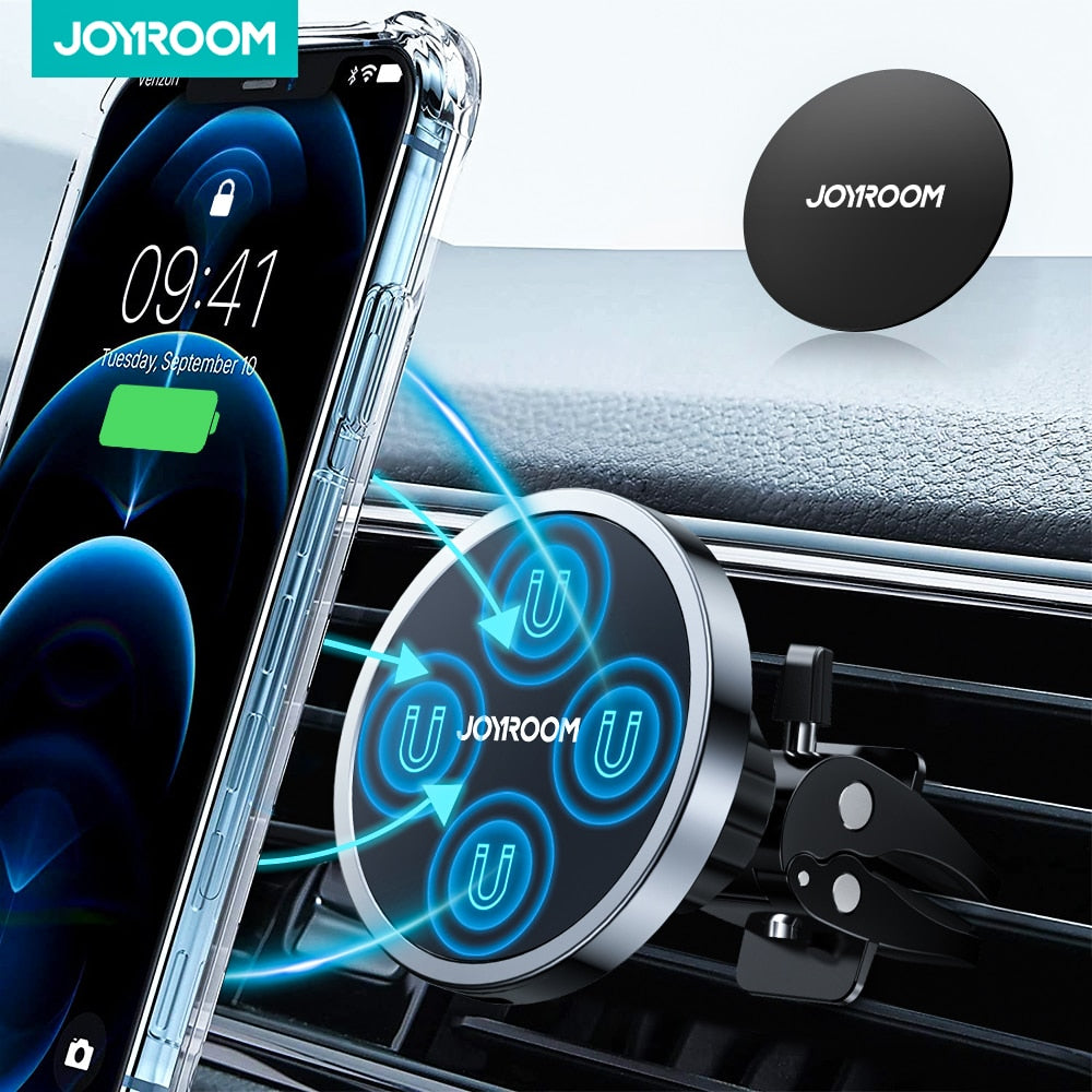 Magnetic Car Phone Holder And Wireless Charger
