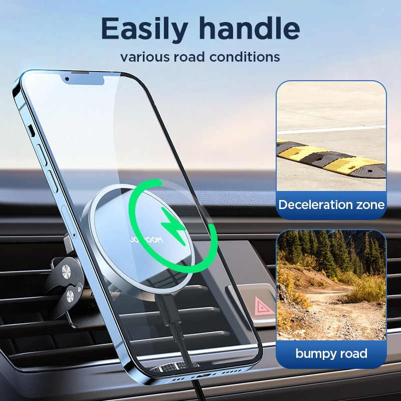 Magnetic Car Phone Holder And Wireless Charger